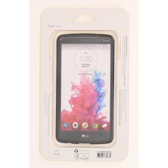 NWT Verizon Bumper Cover Case Slip For LG G3 Black - Picture 6 of 6